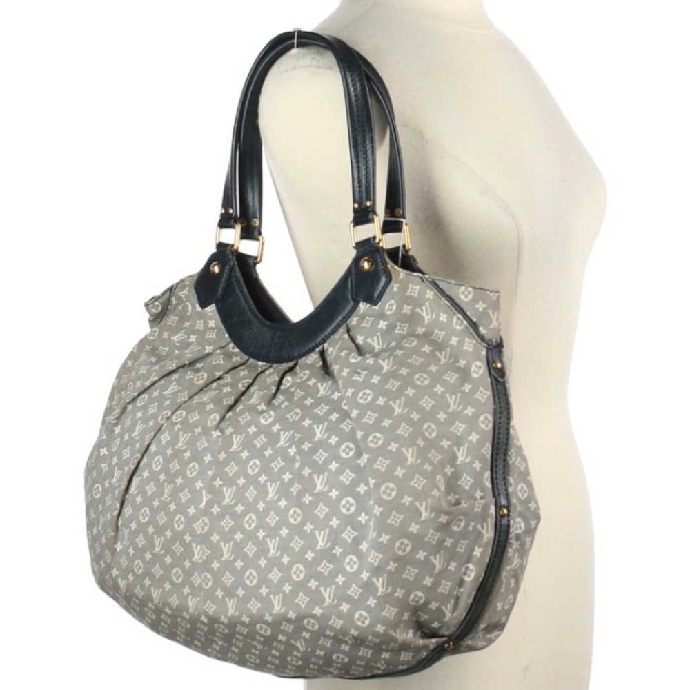 Louis Vuitton Gray and Black Shoulder Bag